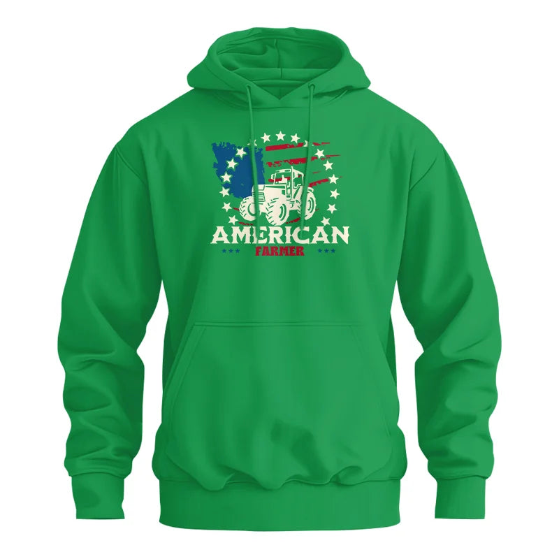 Proud To Be An American Farmer Citizen Veteran - Unisex Heavy Blend™ Hooded Sweatshirt