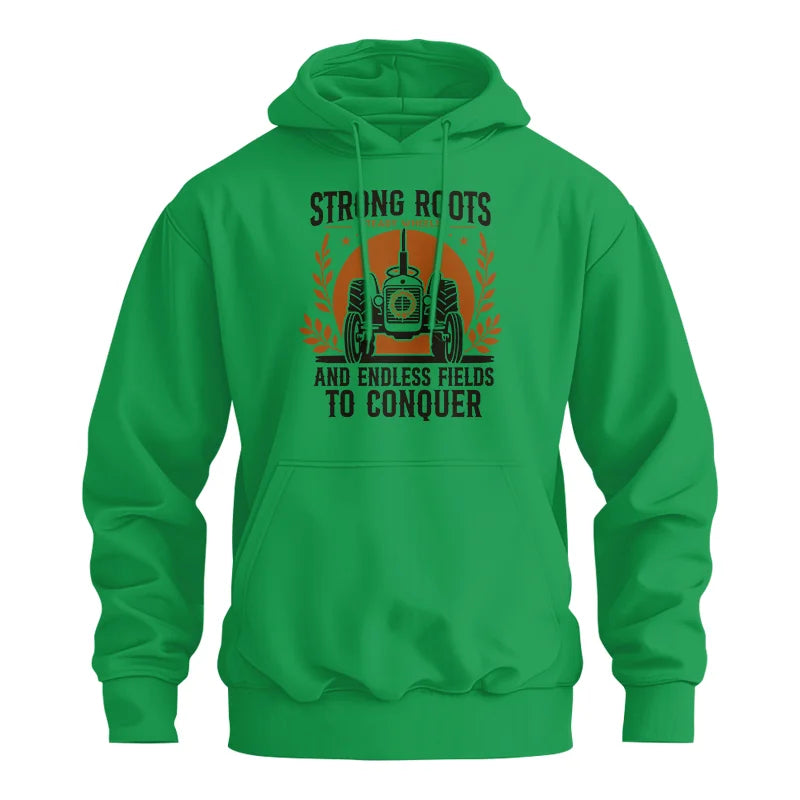 Image of Thanksgiving Farmer Endless Fields To Conquer 4 - Unisex Heavy Blend™ Hooded Sweatshirt