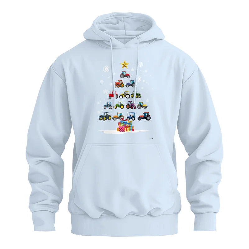 Image of Christmas Tractor Tree - Unisex Heavy Blend™ Hooded Sweatshirt