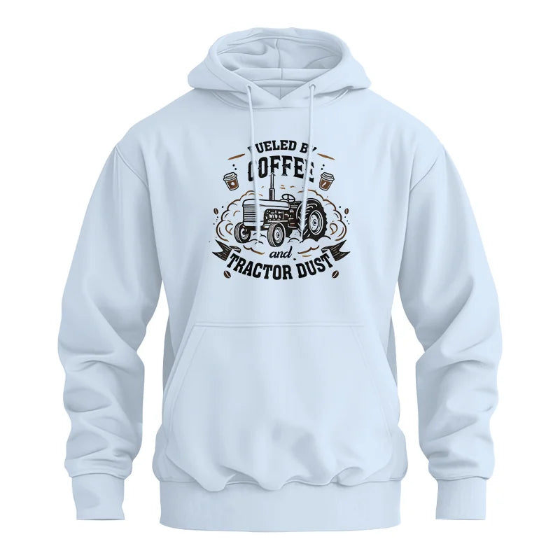 Fueled By Coffee And Tractor Dust - Unisex Heavy Blend™ Hooded Sweatshirt