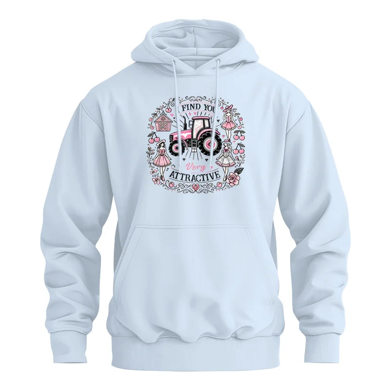 Image of I Find You Very Attractive Pink Cherry - Unisex Heavy Blend™ Hooded Sweatshirt