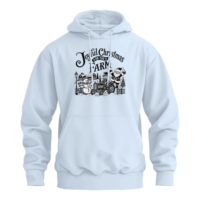 Joyful Christmas On The Farm 1 - Unisex Heavy Blend™ Hooded Sweatshirt