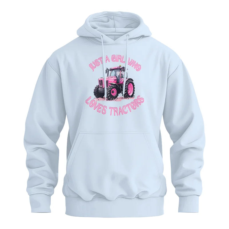 Image of Just A Girl Who Loves Tractors 1 - Unisex Heavy Blend™ Hooded Sweatshirt