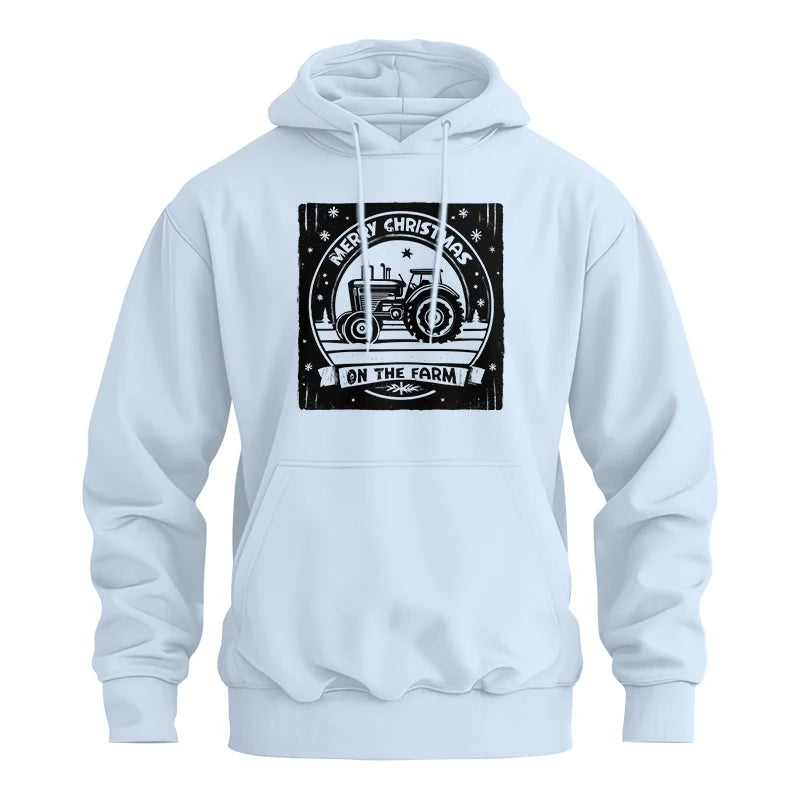 Image of Merry Chritmas On The Farm 5 - Unisex Heavy Blend™ Hooded Sweatshirt