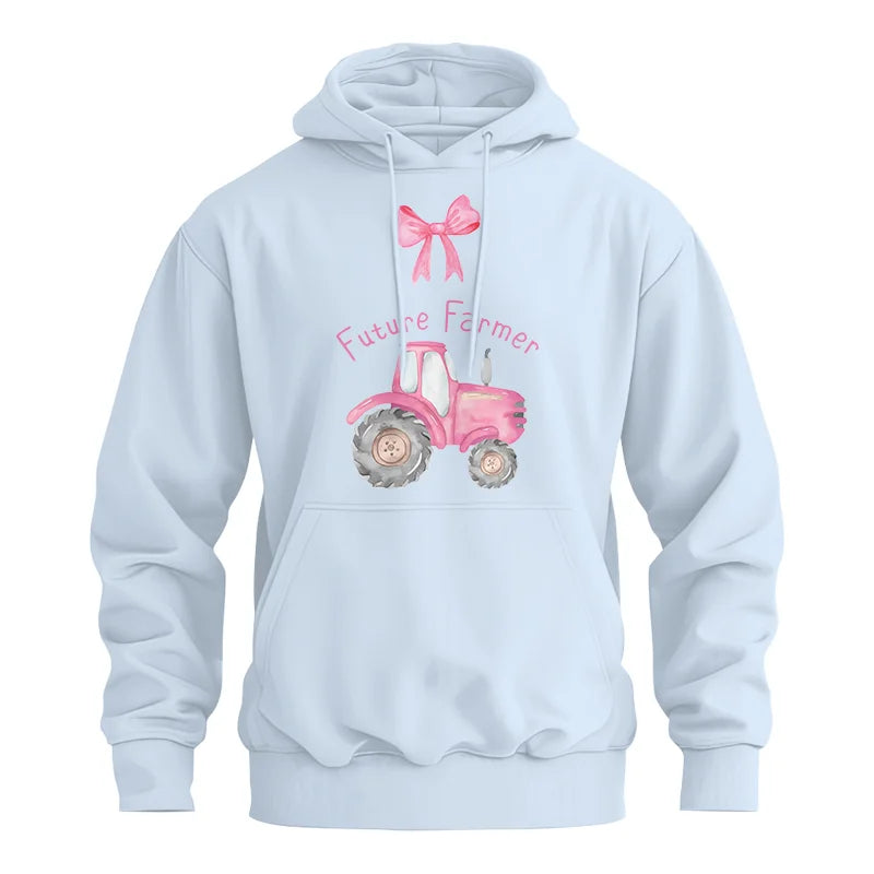 Pink Tractor For Future Farmer - Unisex Heavy Blend™ Hooded Sweatshirt