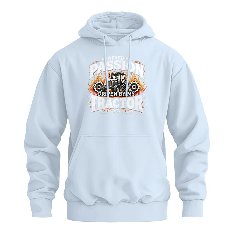 Image of Powered By Passion Driven By My Tractor 1 - Unisex Heavy Blend™ Hooded Sweatshirt