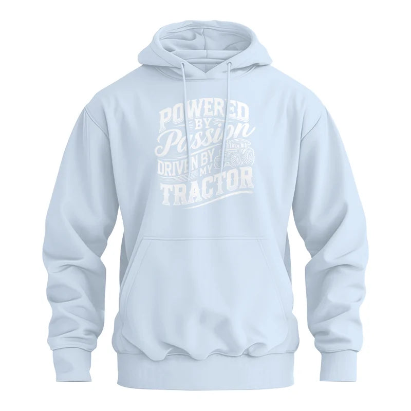 Powered By Passion Driven By My Tractor 2 - Unisex Heavy Blend™ Hooded Sweatshirt