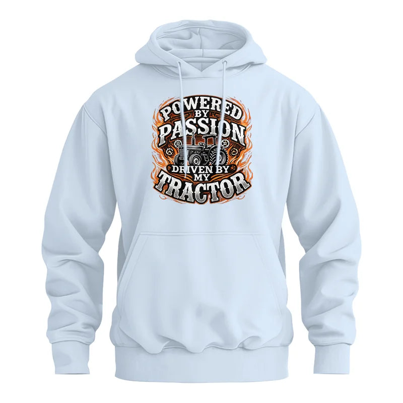 Powered By Passion Driven By My Tractor 5 - Unisex Heavy Blend™ Hooded Sweatshirt