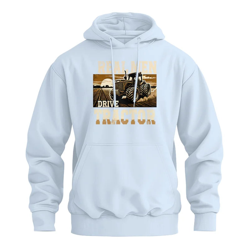 Real Men Drive Tractor - Unisex Heavy Blend™ Hooded Sweatshirt