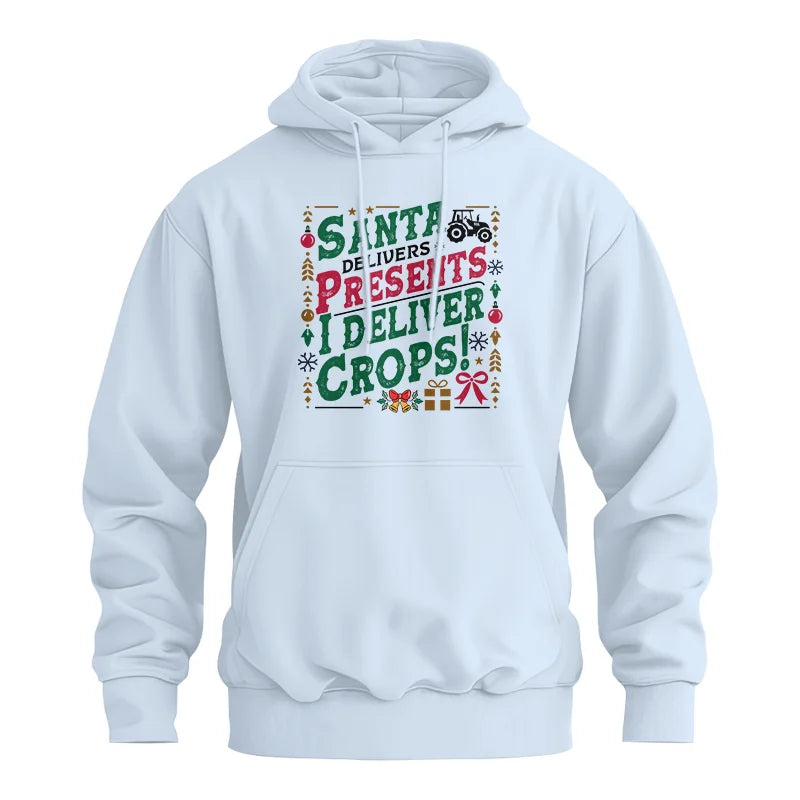 Santa Deliver Present I Deliver Crops! - Unisex Heavy Blend™ Hooded Sweatshirt