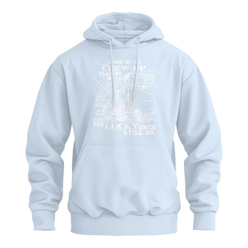 Some Of Us Grew Up Playing With Tractors 1 - Unisex Heavy Blend™ Hooded Sweatshirt