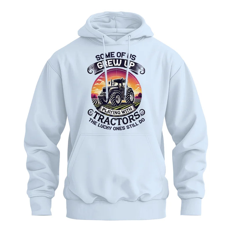 Some Of Us Grew Up Playing With Tractors 4 - Unisex Heavy Blend™ Hooded Sweatshirt