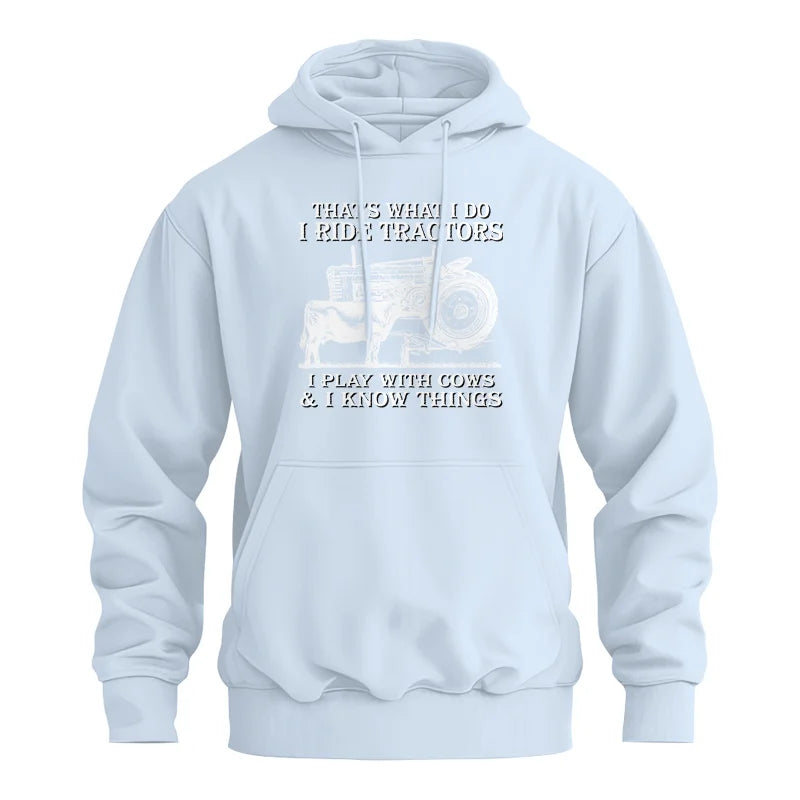 That's What I Do I Ride Tractors - Unisex Heavy Blend™ Hooded Sweatshirt