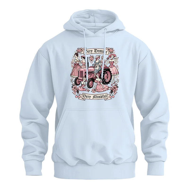 Image of Very Demure Very Mindful Tractor - Unisex Heavy Blend™ Hooded Sweatshirt