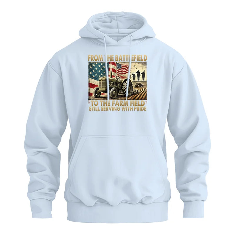 Veteran Farmer From The Battlefield To The Farm Field 1 - Unisex Heavy Blend™ Hooded Sweatshirt