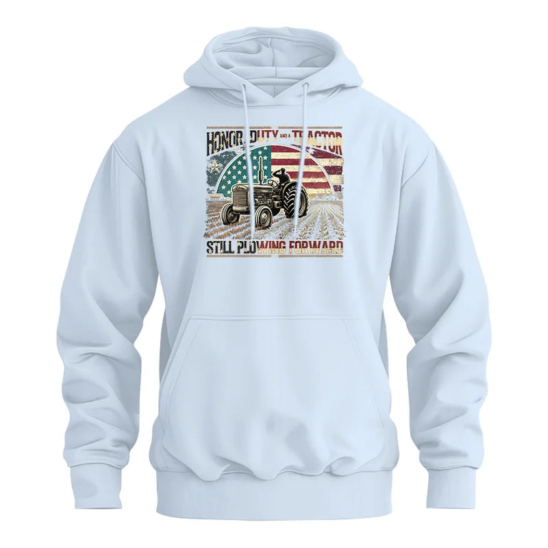 Veteran Farmer Honor Duty And A Tractor 1 - Unisex Heavy Blend™ Hooded Sweatshirt