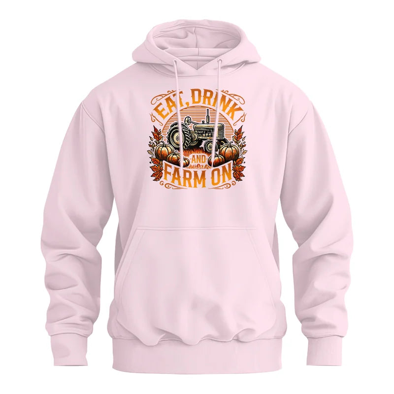 Image of Eat Drink and Farm On 2 - Unisex Heavy Blend™ Hooded Sweatshirt