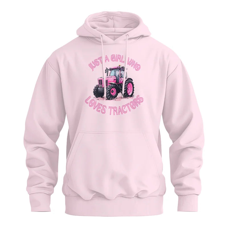 Image of Just A Girl Who Loves Tractors 1 - Unisex Heavy Blend™ Hooded Sweatshirt