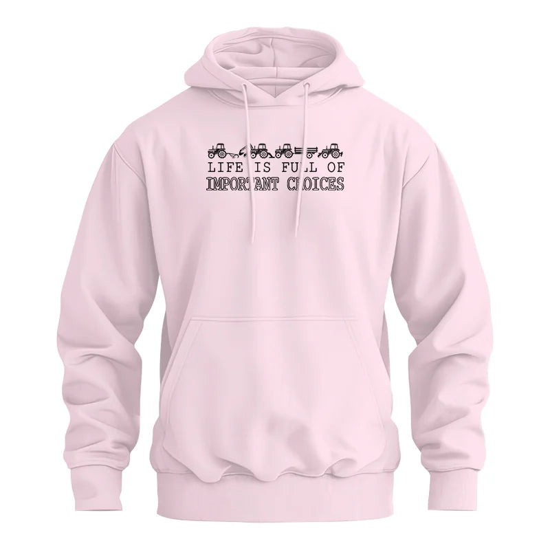 Life Is Full Of Important Choices 8 - Unisex Heavy Blend™ Hooded Sweatshirt