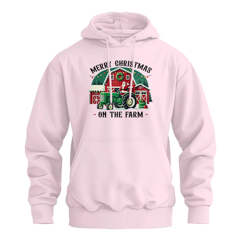 Image of Merry Christmas On The Farm 1 - Unisex Heavy Blend™ Hooded Sweatshirt