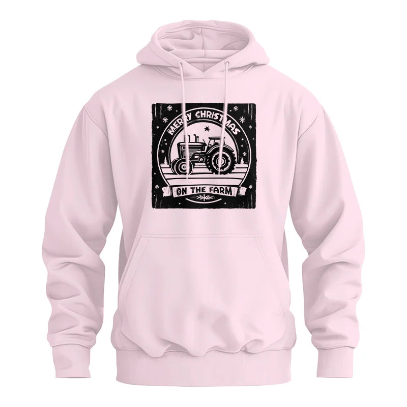 Merry Chritmas On The Farm 5 - Unisex Heavy Blend™ Hooded Sweatshirt