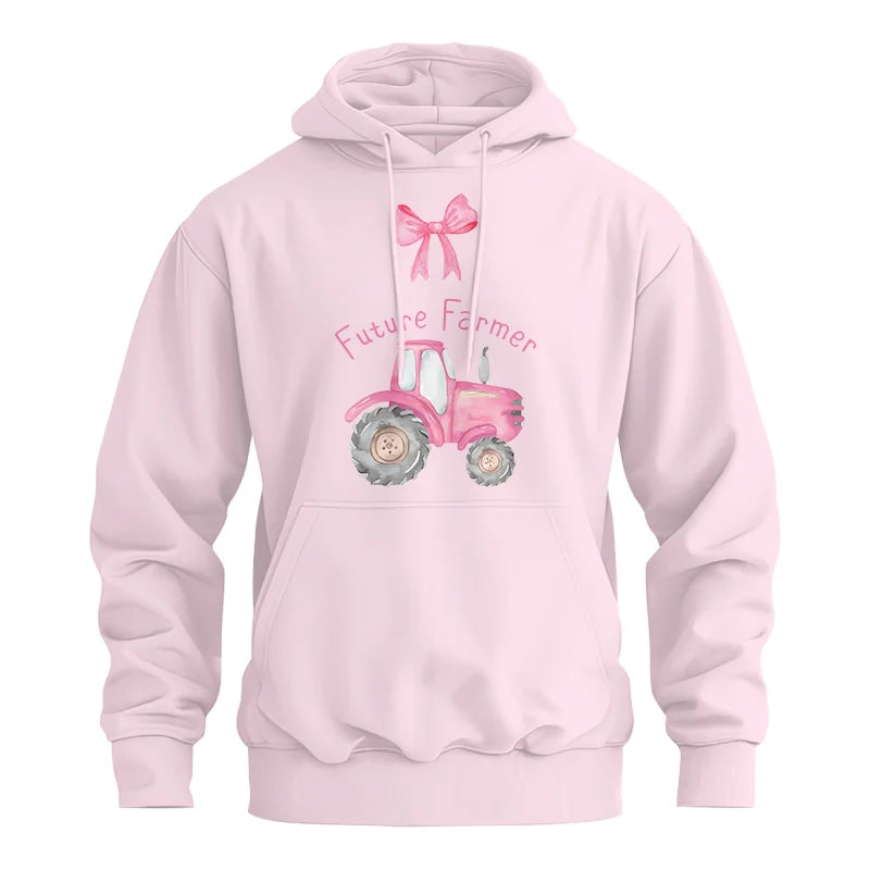 Pink Tractor For Future Farmer - Unisex Heavy Blend™ Hooded Sweatshirt