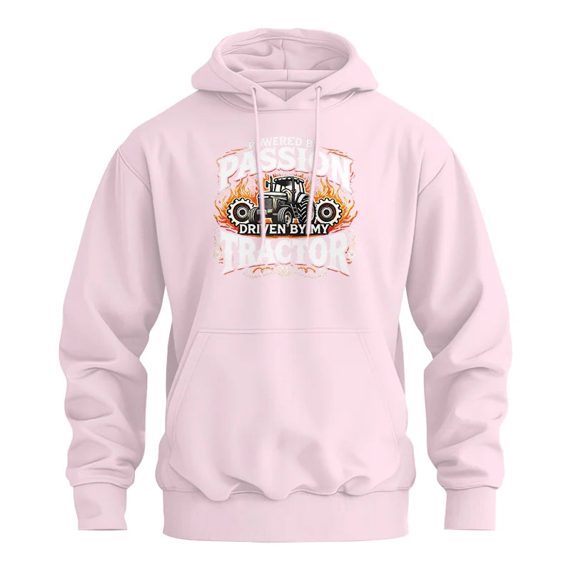 Powered By Passion Driven By My Tractor 1 - Unisex Heavy Blend™ Hooded Sweatshirt