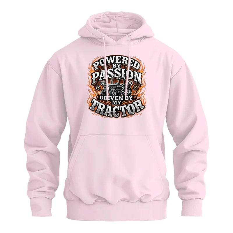 Image of Powered By Passion Driven By My Tractor 5 - Unisex Heavy Blend™ Hooded Sweatshirt