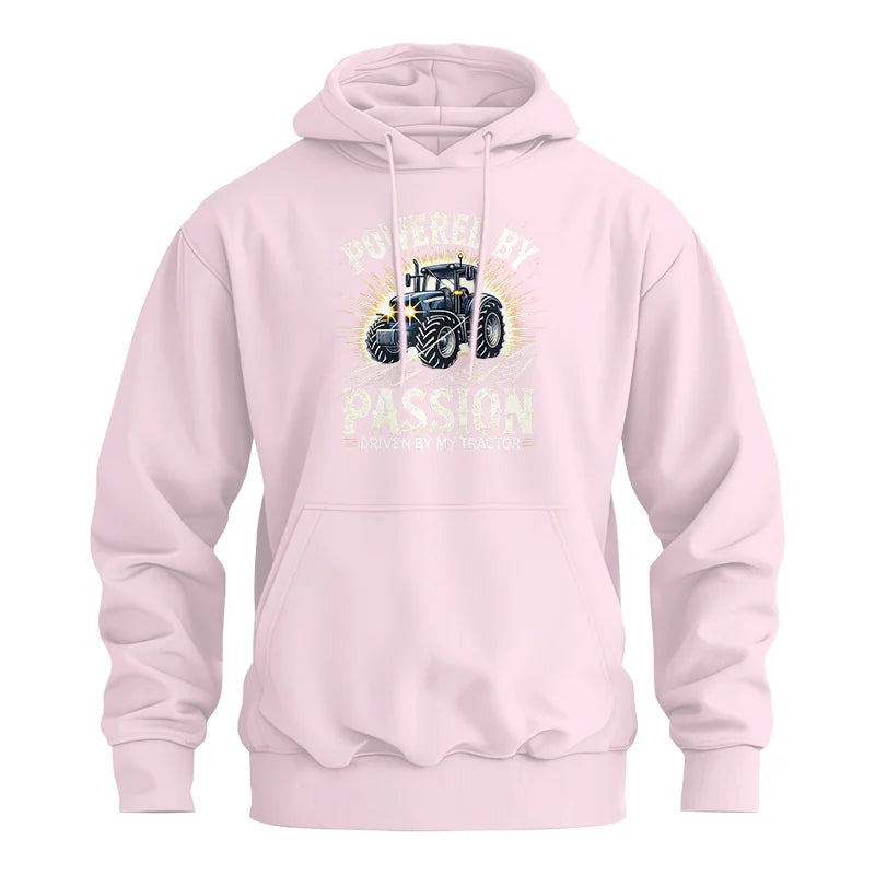 Powered By Passion Driven By My Tractor - Unisex Heavy Blend™ Hooded Sweatshirt