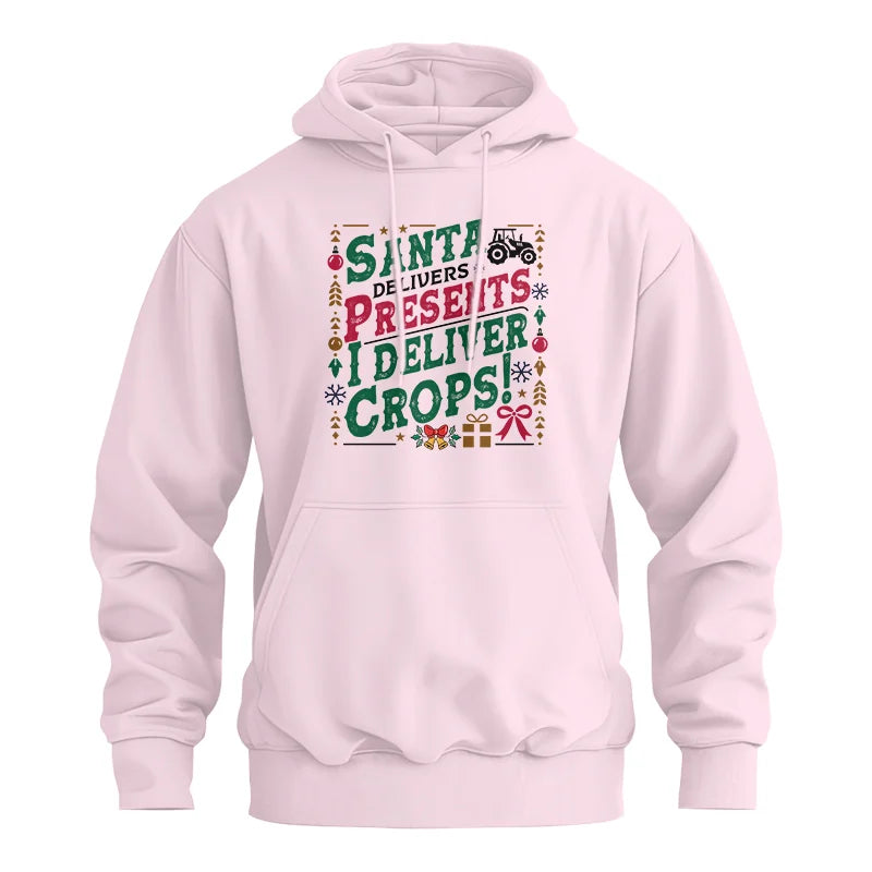 Santa Deliver Present I Deliver Crops! - Unisex Heavy Blend™ Hooded Sweatshirt