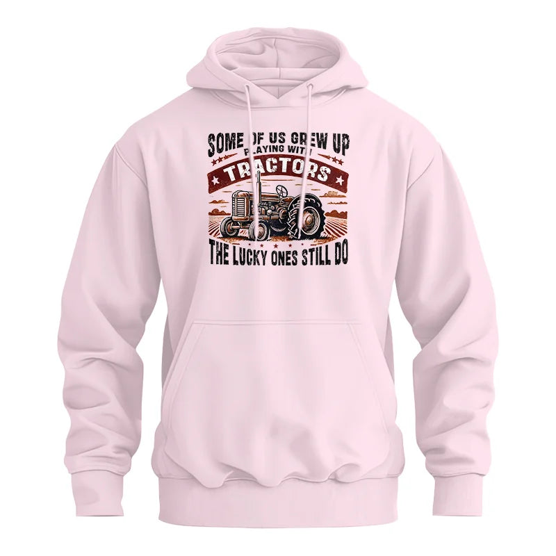 Some Of Us Grew Up Playing With Tractors 2 - Unisex Heavy Blend™ Hooded Sweatshirt