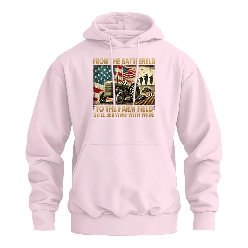 Veteran Farmer From The Battlefield To The Farm Field 1 - Unisex Heavy Blend™ Hooded Sweatshirt