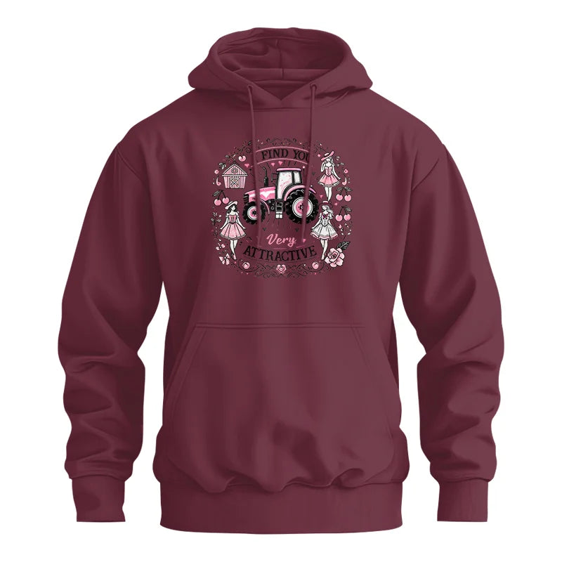 Image of I Find You Very Attractive Pink Cherry - Unisex Heavy Blend™ Hooded Sweatshirt