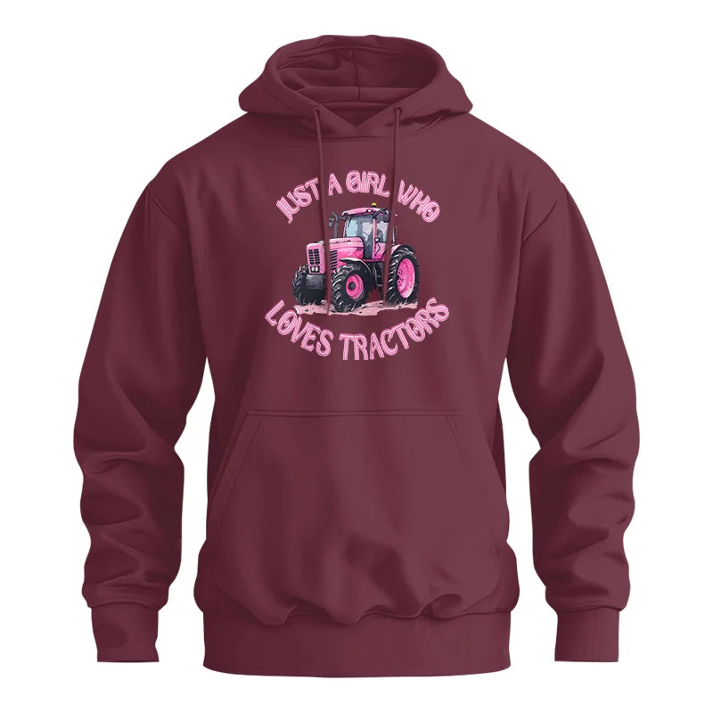 Just A Girl Who Loves Tractors 1 - Unisex Heavy Blend™ Hooded Sweatshirt