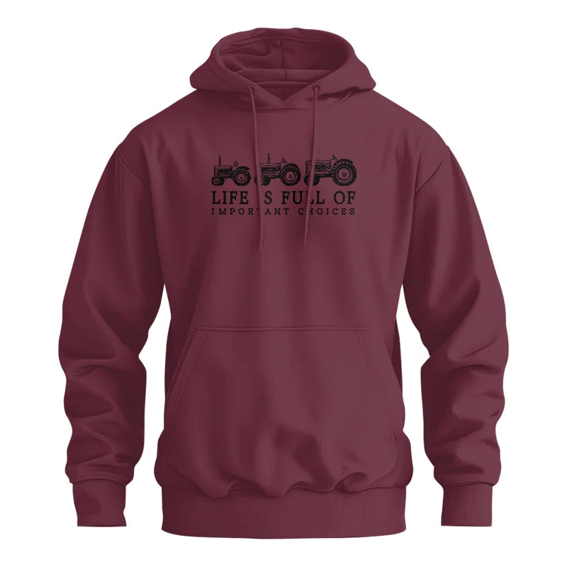 Life Is Full Of Important Choices 13 - Unisex Heavy Blend™ Hooded Sweatshirt