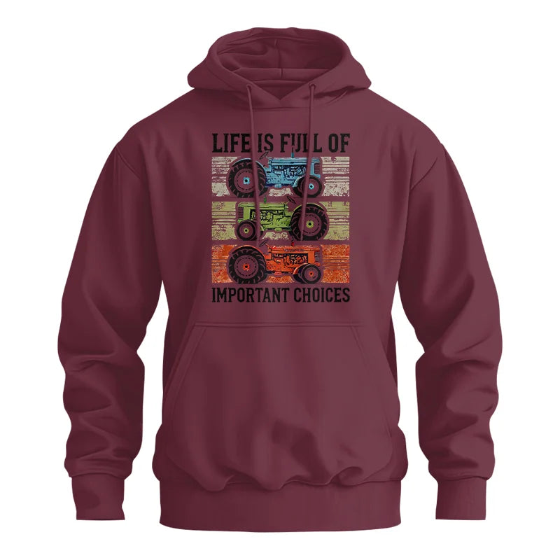 Image of Life Is Full Of Important Choices 3 - Unisex Heavy Blend™ Hooded Sweatshirt