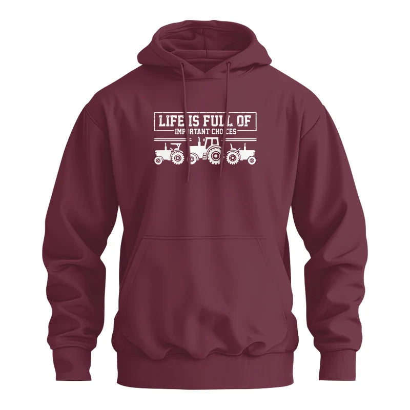 Life Is Full Of Important Choices 31 - Unisex Heavy Blend™ Hooded Sweatshirt