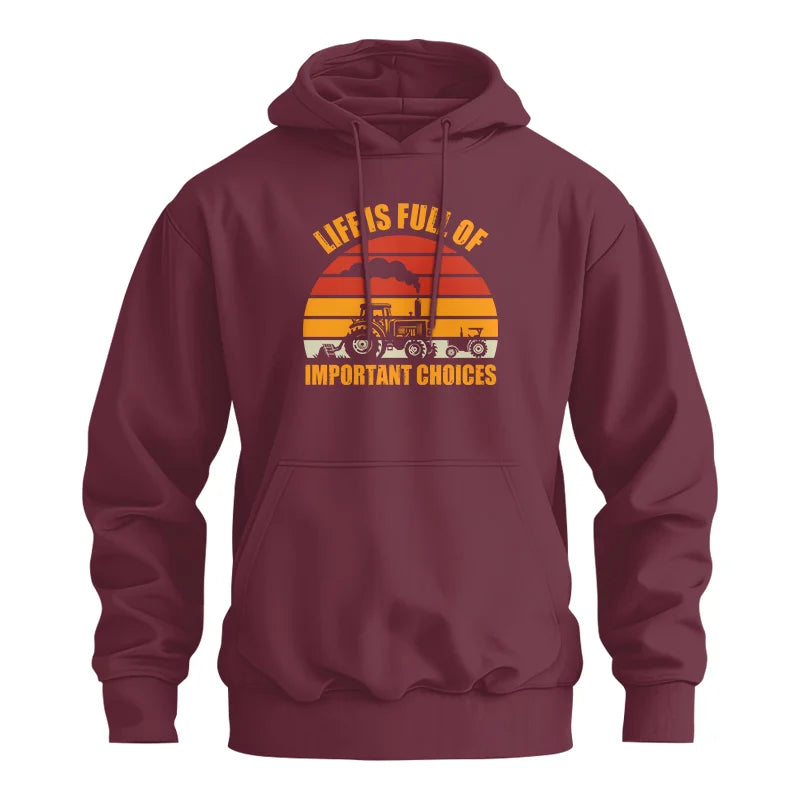 Image of Life Is Full Of Important Choices 32 - Unisex Heavy Blend™ Hooded Sweatshirt