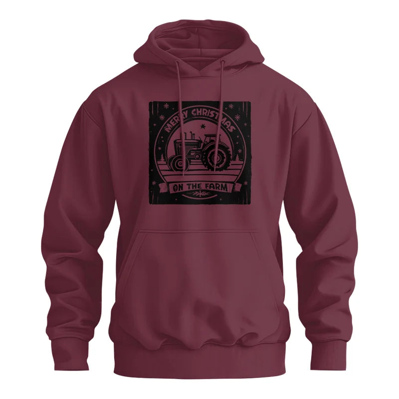 Merry Chritmas On The Farm 5 - Unisex Heavy Blend™ Hooded Sweatshirt