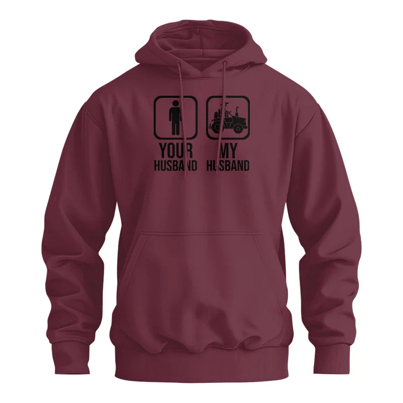 My Husband Is Cooler Than Yours Funny Farm Tractor 2 - Unisex Heavy Blend™ Hooded Sweatshirt