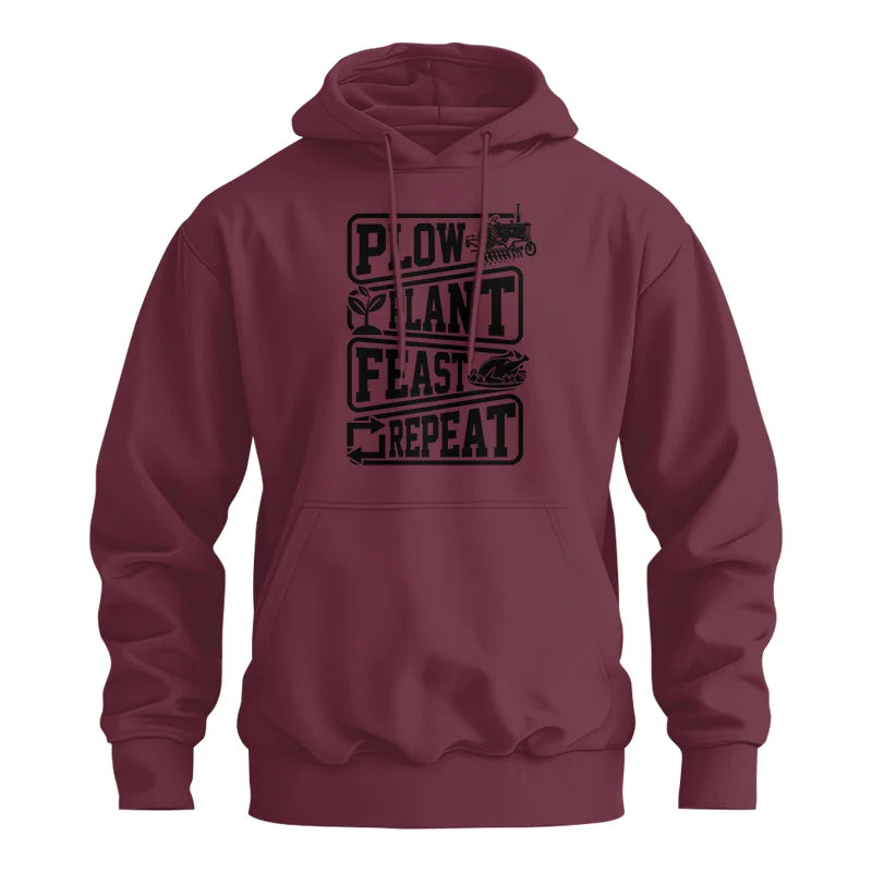 Plow Plant Feast Repeat 1 - Unisex Heavy Blend™ Hooded Sweatshirt