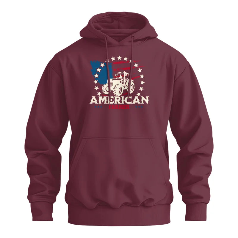 Proud To Be An American Farmer Citizen Veteran - Unisex Heavy Blend™ Hooded Sweatshirt