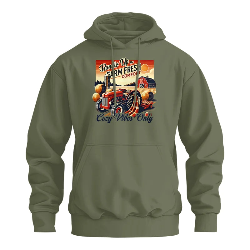 Image of Bundle Up in Farm Fresh Comfort_Cozy Vibes Only 2 - Unisex Heavy Blend™ Hooded Sweatshirt