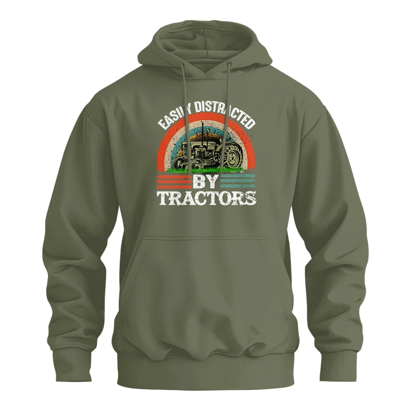 Image of Easily Distracted By Tractors - Unisex Heavy Blend™ Hooded Sweatshirt