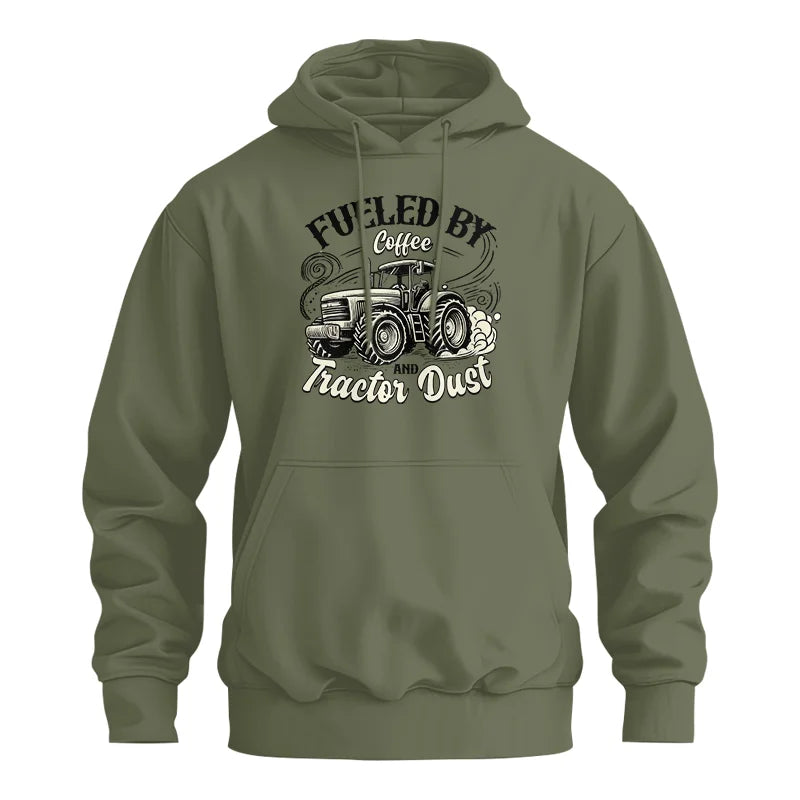 Image of Fueled By Coffee And Tractor Dust 2 - Unisex Heavy Blend™ Hooded Sweatshirt