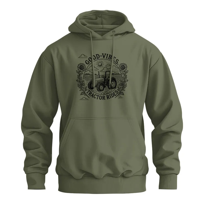 Good Vibes Tractor Rides - Unisex Heavy Blend™ Hooded Sweatshirt