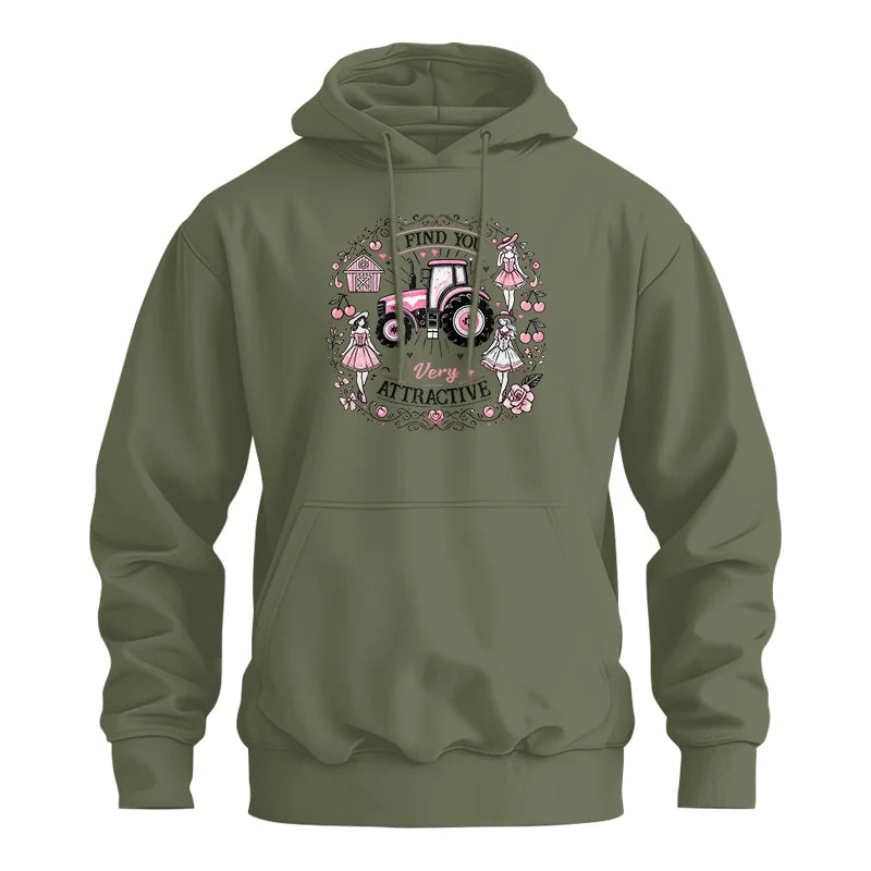 I Find You Very Attractive Pink Cherry - Unisex Heavy Blend™ Hooded Sweatshirt