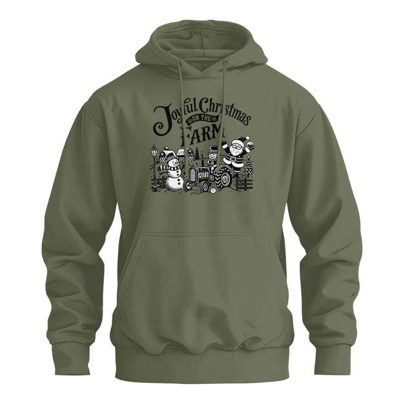 Joyful Christmas On The Farm 1 - Unisex Heavy Blend™ Hooded Sweatshirt