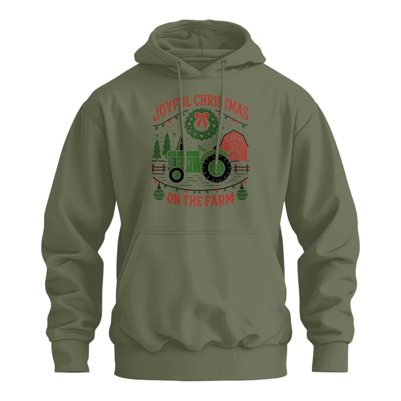 Joyful Christmas On The Farm 3 - Unisex Heavy Blend™ Hooded Sweatshirt