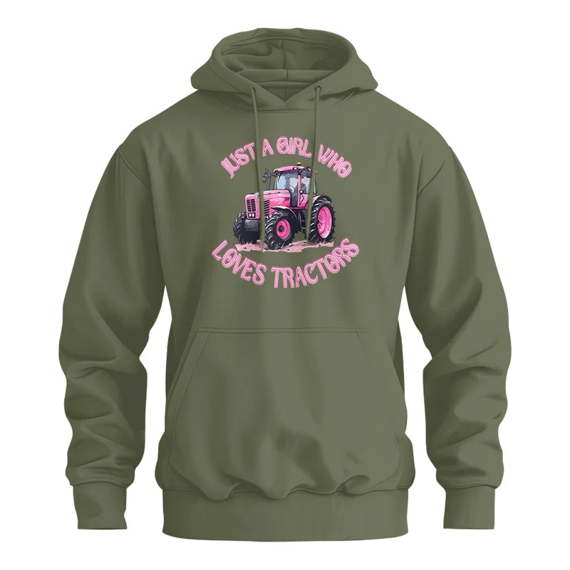 Just A Girl Who Loves Tractors 1 - Unisex Heavy Blend™ Hooded Sweatshirt